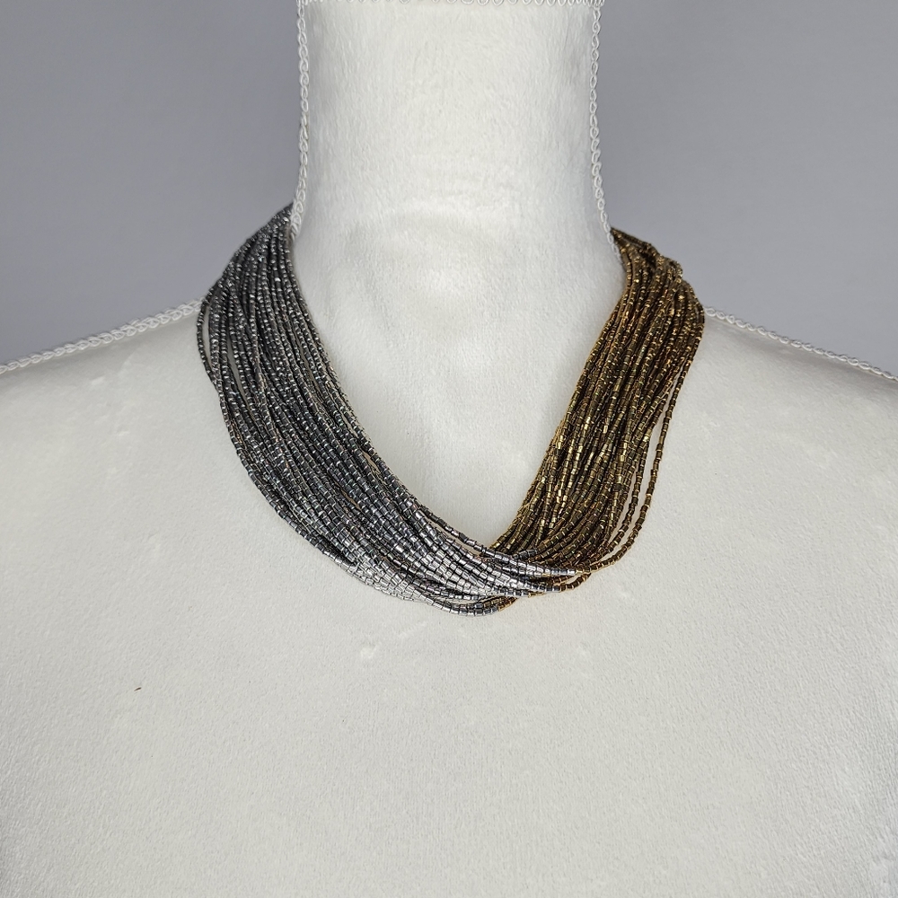 Gold and Silver Necklace